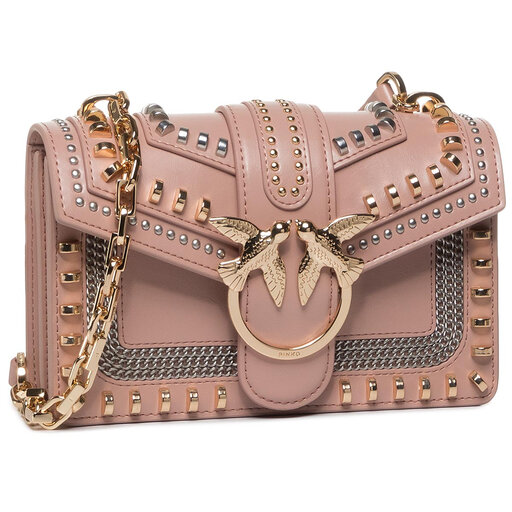 Borsetta Pinko Love Mini Mix Studs Cl PE 20 PLTT 1P21Q8 Light Pink