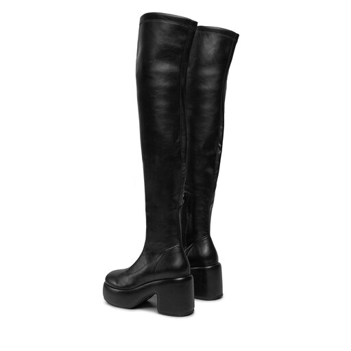 Stivali sopra il ginocchio Bronx High Knee Boots 14295 A Nero escarpe