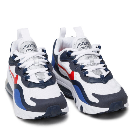 Sneakers Nike Air Max 270 React Gs CZ5582 100 Bianco escarpe