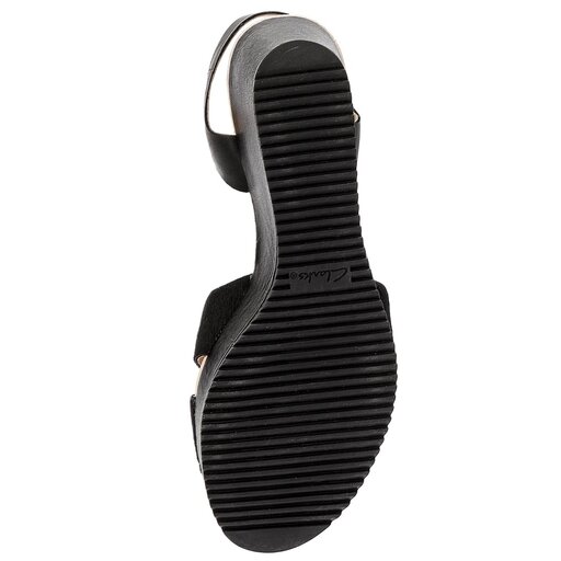 Босоніжки Clarks Akilah Eden 261341034 Black Leather | eobuv.com.ua