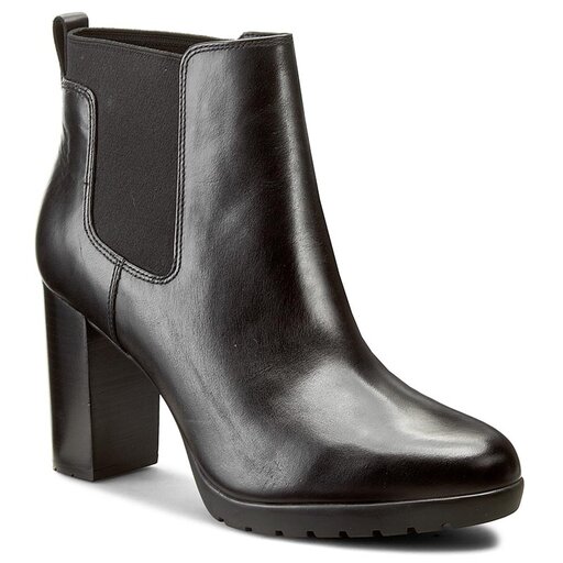 Botki Clarks Elipsa Dee 261205884 Black Leather eobuwie .pl