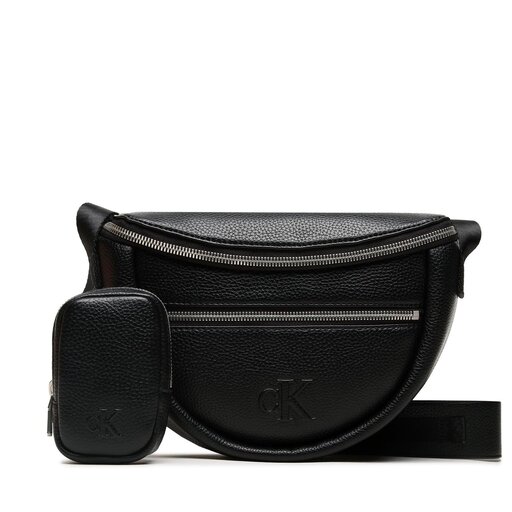 Сумка Calvin Klein Jeans Connected Rounded Crossbody27 K60K610865 Чорний |  evzuttya.com.ua
