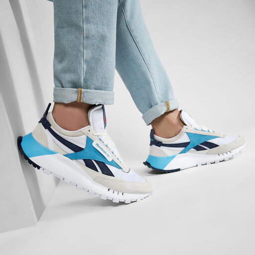 Chaussures Reebok Cl Legacy FY7747 Ftwwht/Chalk/Vecnav • Www.chaussures.fr