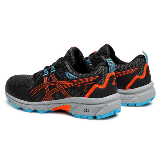 Batai Asics Gel-Venture 8 GS 1014A141 Black/Marigold Orange 005 •  Www.eavalyne.lt