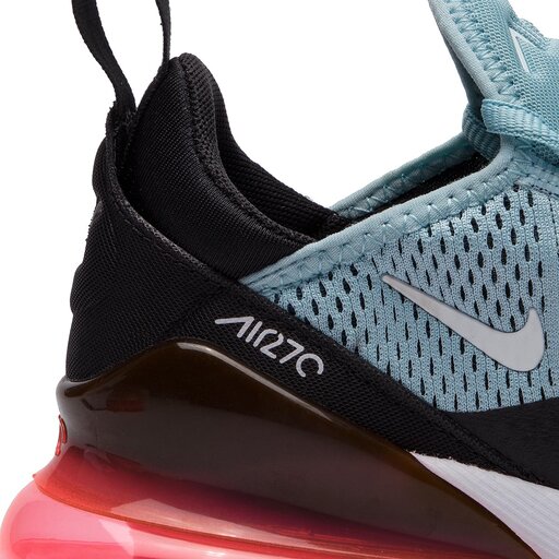 Scarpe Nike Air Max 270 AH6789 400 Ocean Bliss White Black