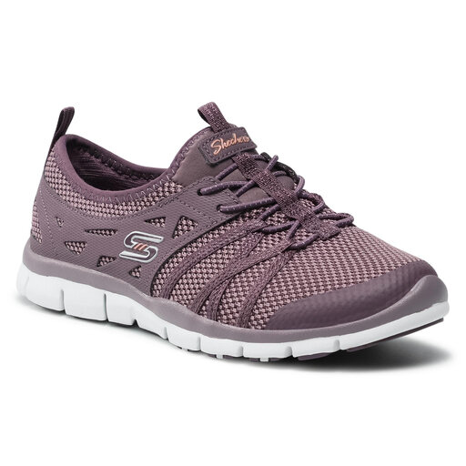 Sneakersy Skechers What A Sight 23360 PLUM Fioletowy eobuwie .pl
