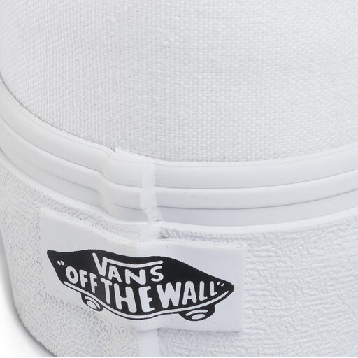 Vans og sale slip on white