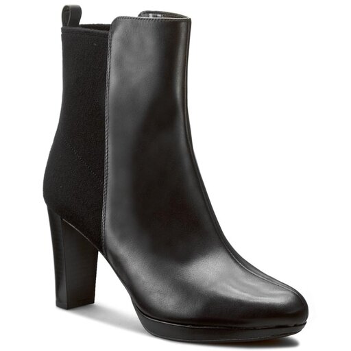 Bottines Clarks Kendra Porter 261188394 Black Leather chaussures