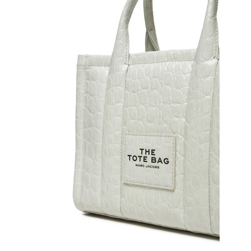 Handtasche Marc Jacobs The Croc Embossed Tote Bag H022L01RE22 Ecru eschuhe