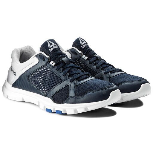 Chaussures pour la salle de sport Reebok Yourflex Train 10 Mt BS9999 Bleu marine chaussures