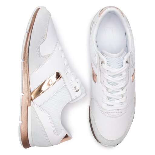 Tommy Hilfiger Iridescent Light Sneaker FW0FW04100 White