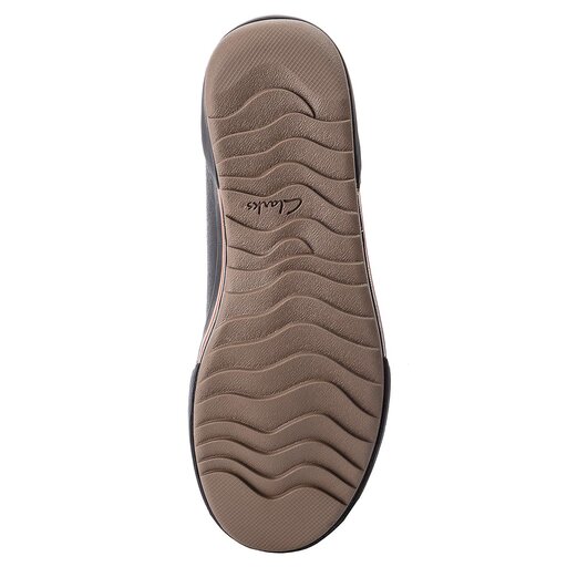Polobotky Clarks Bowman Vibe 261379207 Dark Brown Lea eobuv.cz