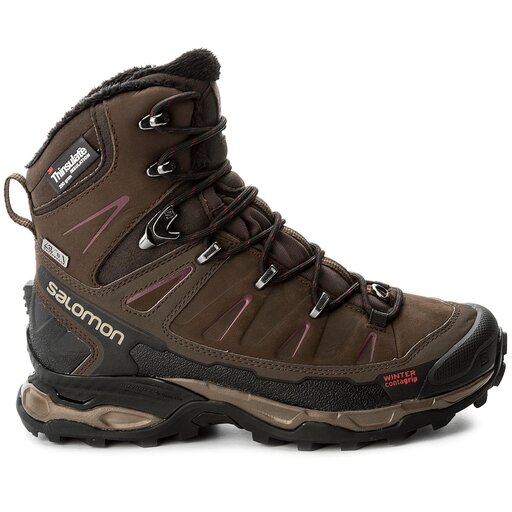 Botas de trekking Salomon X Ultra Winter Cs Wp W 391833 20 V0 Marron zapatos.es