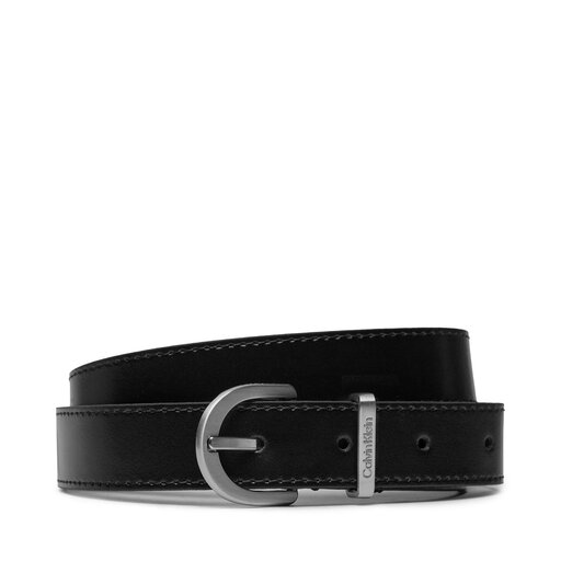 Damengürtel Calvin Klein Ck Must 25Mm Metal Belt BEH Rnd Ck Black Loop K60K610158