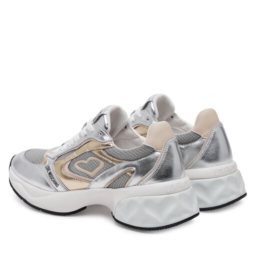 Sneakers LOVE MOSCHINO JA15296G1MIQG90A Argintiu | epantofi.ro