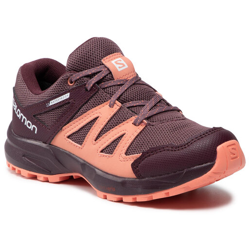 Trekkingschuhe Salomon Huapi Cswp J 412321 10 M0 Violett