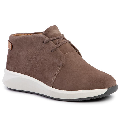 Clarks Un Rio Mid 261452414 Pebble Suede
