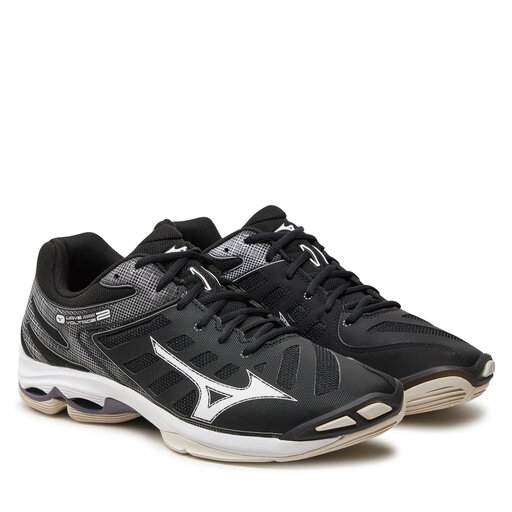 Tenis Voleibol Mizuno Wave Voltage Mujer Negros Con Tenis Mizuno Wave  Voltage Voleibol Para Mujer En Negro Zapatillas Mizuno Voleibol