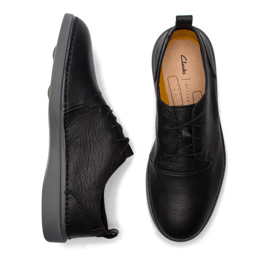 Poltop nky Clarks Hale Lace 261393497 Black Leather eobuv.sk