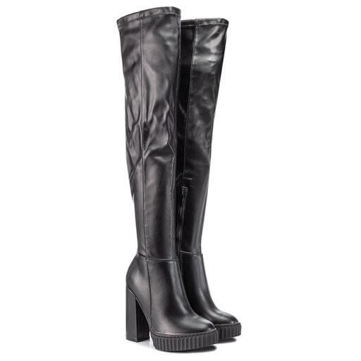 Stivali sopra il ginocchio Guess FLDLR3 ELE11 BLACK escarpe