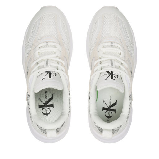 Sneakers Calvin Klein Jeans Retro Tennis Su-Mesh W YW0YW00891 Weiß