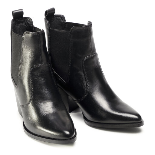 Patricia black leather steve madden best sale