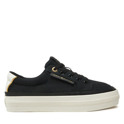 Sneakers Tommy Hilfiger Essential Vulc Textile Sneaker FW0FW08323 Schwarz
