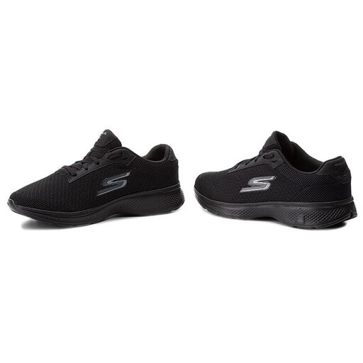 Skechers go walk 4 glorify black on sale