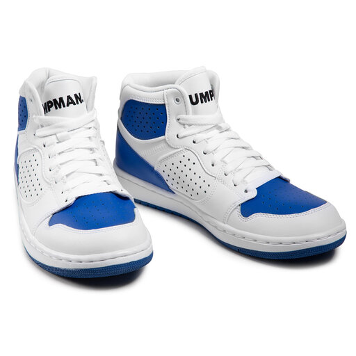 jordan access white blue