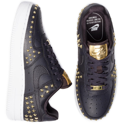 Nike air force 1 07 trainers oil grey white star stud online