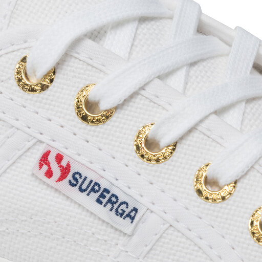 Superga bianche e oro online