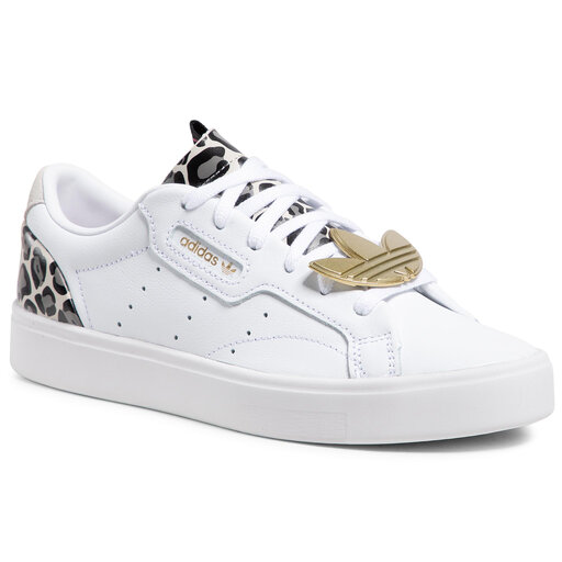 Sneakersy adidas Sleek W FY5064 Bia y eobuwie .pl