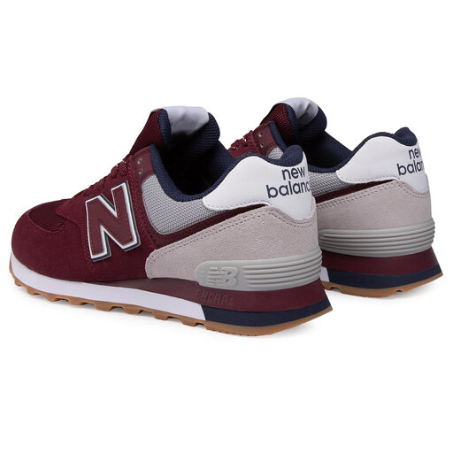 Sneakersy New Balance ML574GRD Bordová
