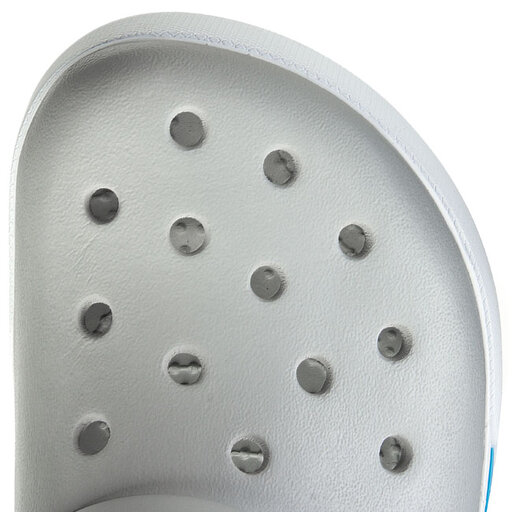 Crocs light grey electric blue deals