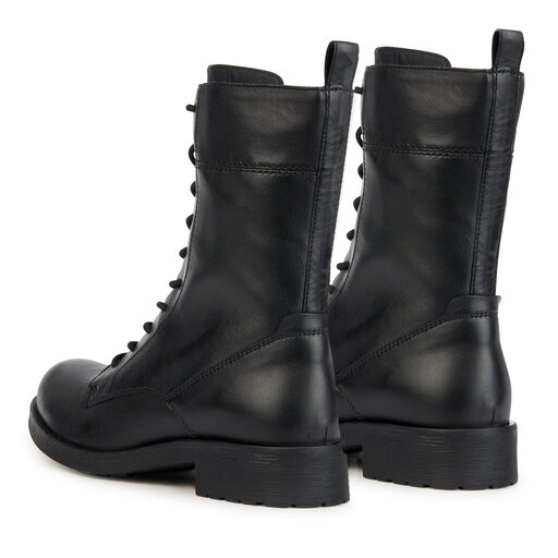 Bottines Geox D Rawelle D366RA 000TU C9999 Noir chaussures