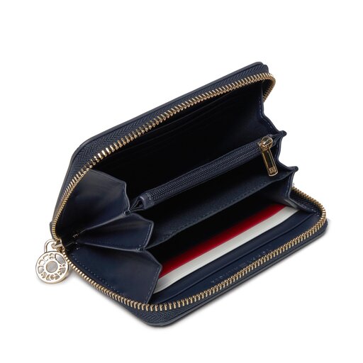 Πορτοφόλι Tommy Hilfiger Th Essential S Med Za AW0AW15754 Σκούρο