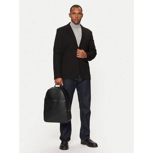 Zaino Tommy Hilfiger Th Monogram Backpack AM0AM13071 Nero