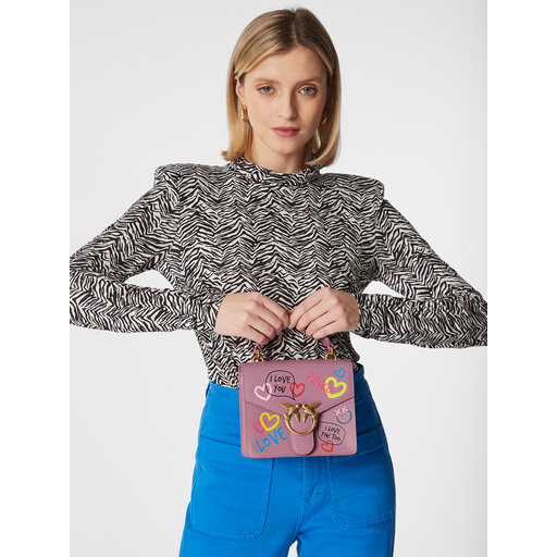 IHATOV♡ Torebka Pinko Love Mini Top Handle Street Art Love AI 22-23
