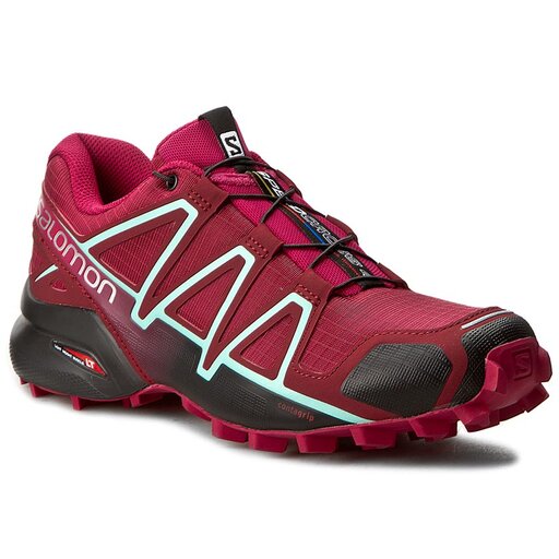 Chaussures Salomon Speedcross 4 W 393439 Tibetan Red Sangria Black chaussures