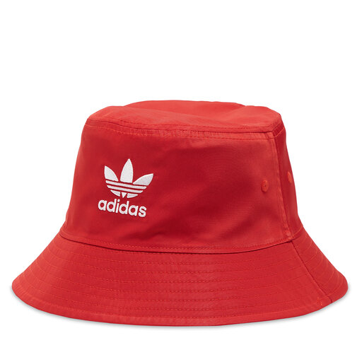Adidas red bucket hat cheap