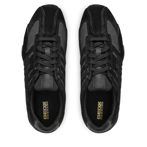 Halbschuhe Geox Uomo Snake U4507A 022EK C9999 Schwarz