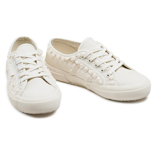 Sneakers aus Stoff Superga 2750 Crochet Piping S71173W Beige eschuhe