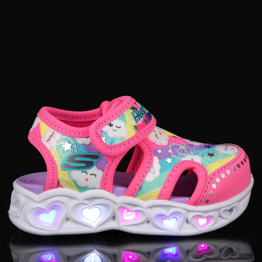 Босоніжки Skechers Heart Lights Sandals-Cutie Clouds 302977N/HPMT