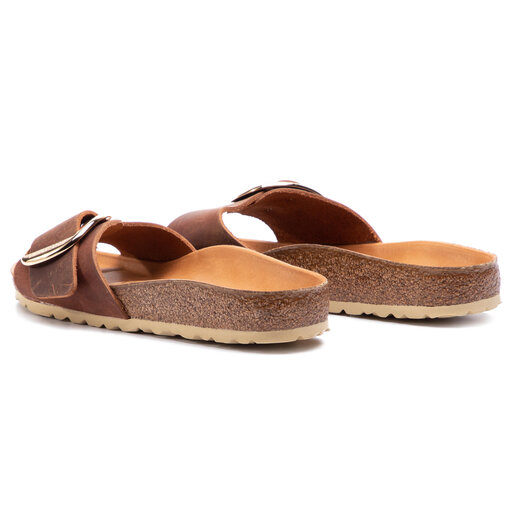 Pantoletten Birkenstock Madrid Big Buckle 1006525 Braun