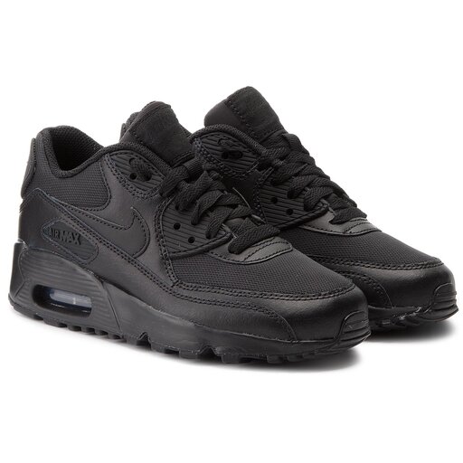 Sneakers Nike Air Max 90 Mesh GS 833418 001 Noir