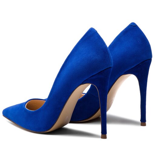Madden Shoes Steve Madden Daisie Navy Suede Scarpe Stiletto Steve