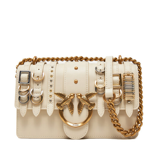 Сумка PINKO Love One Mini Light Cl PE 25 PLTT 103335 A26K Écru