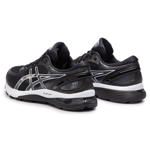 Asics gel nimbus 21 black dark grey clearance