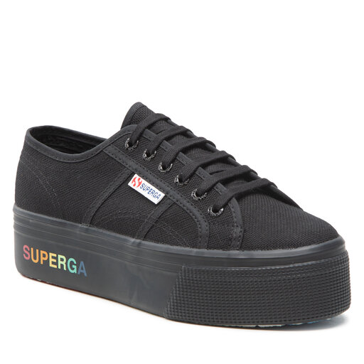 Superga discount platform rainbow