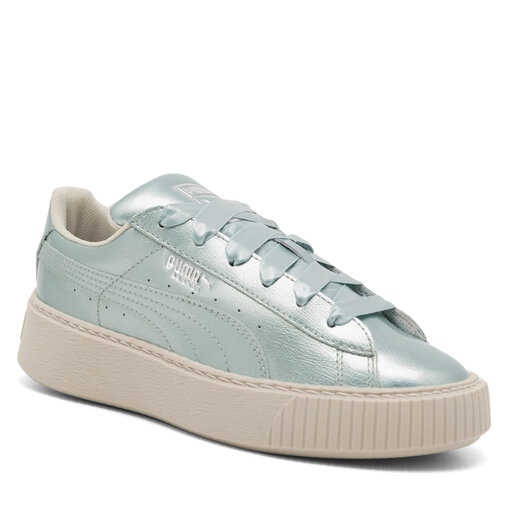 Puma basket platform blu clearance